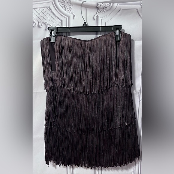 NWT ZARA VIRAL 2025 COLLECTION FRINGED STRAPLESS DRESS SIZE 
🚨FIRM PRICE - Picture 4 of 17